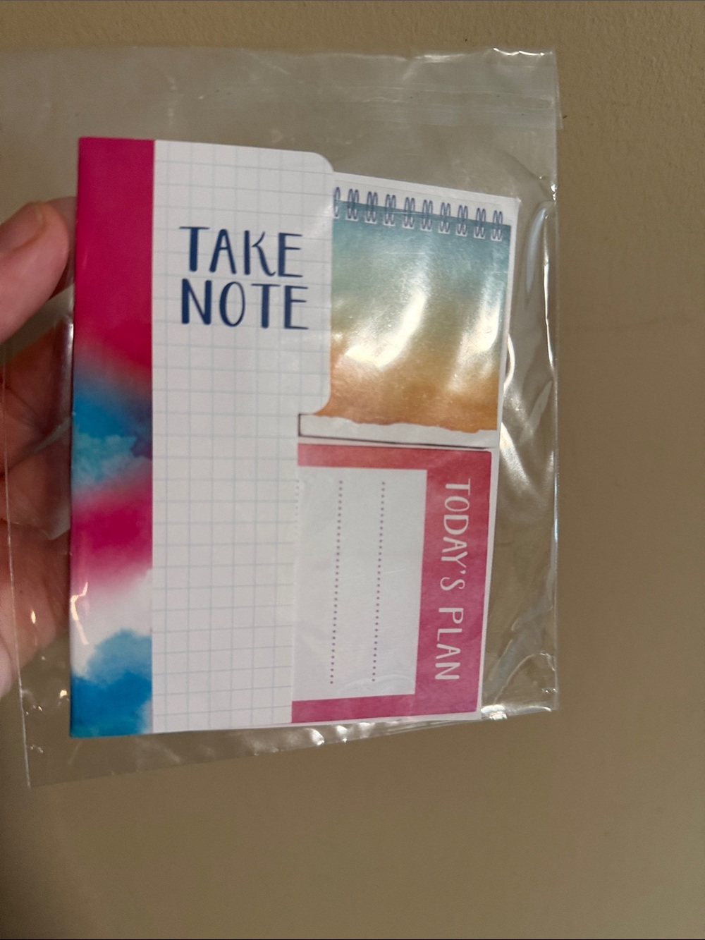Multicolor "Today's Plan" Desk Sticky Note Set - Picture 5 of 6